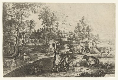 Farmhouse of Laeken by Lucas van Uden