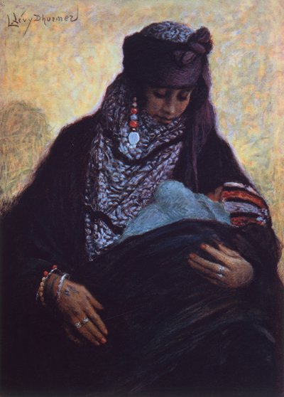 Algerian Mother by Lucien Levy Dhurmer