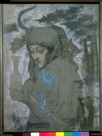 The Sorceress by Lucien Levy Dhurmer
