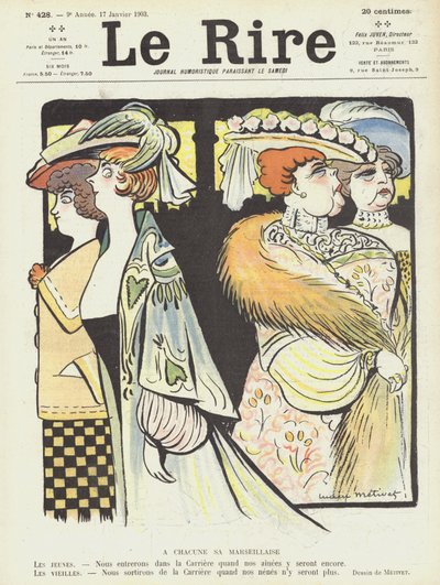 Illustration for Le Rire by Lucien Metivet