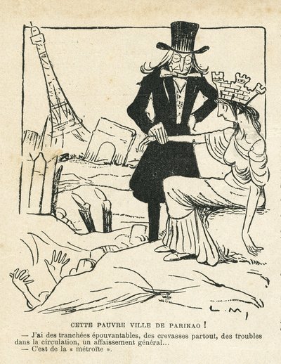 Illustration in Le Rire by Lucien Metivet