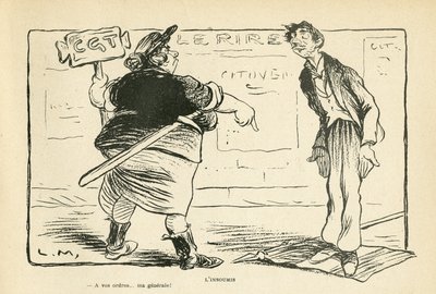 Illustration in Le Rire by Lucien Metivet