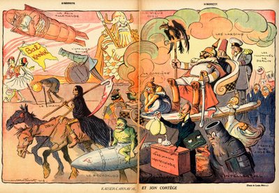 La Baionnette, Satirical in Colours by Lucien Metivet