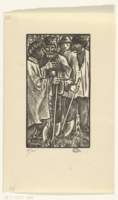 Woodcutters by Lucien Pissarro