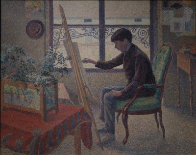 Interior of the Studio by Lucien Pissarro