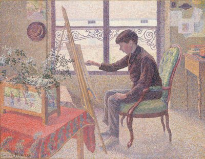 Interior of the Studio by Lucien Pissarro