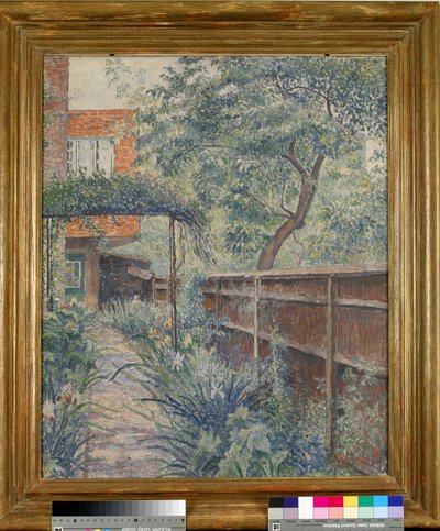 My Studio Garden by Lucien Pissarro