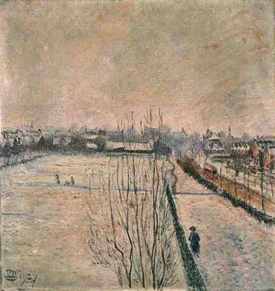 Stamford Brook, London by Lucien Pissarro