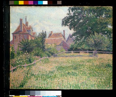 The House of the Deaf Woman, Eragny by Lucien Pissarro
