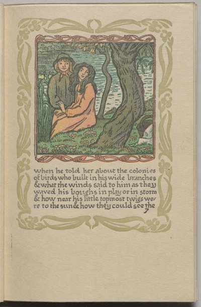 The Queen of the Fishes: Plate 7 by Lucien Pissarro