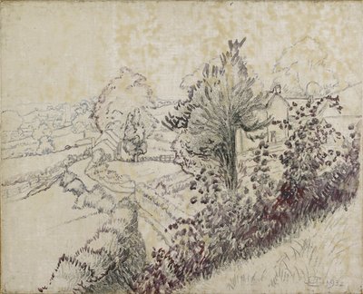 View of Leintwardine by Lucien Pissarro