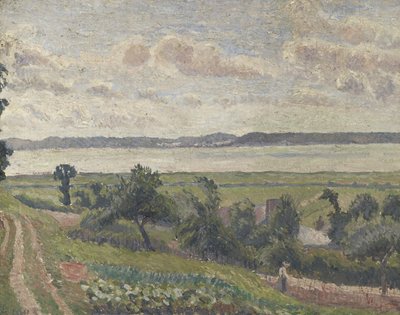 View over the Estuary, Harfleur by Lucien Pissarro