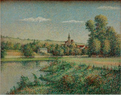 Village of the Ile de France by Lucien Pissarro