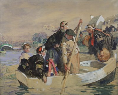 Breton Scene by Lucien Simon