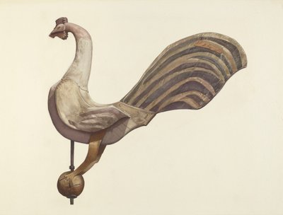 Rooster Weather Vane by Lucille Chabot
