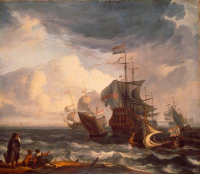 Dutch Warships by Ludolf Backhuysen