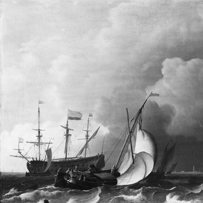 Rough Sea by Ludolf Bakhuysen