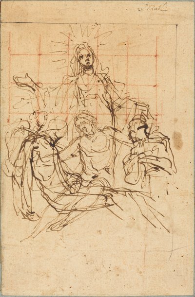 The Pietà (recto) by Ludovico Cardi called Cigoli