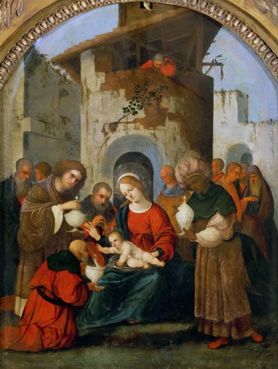 The Adoration of the Magi by Ludovico Mazzolino