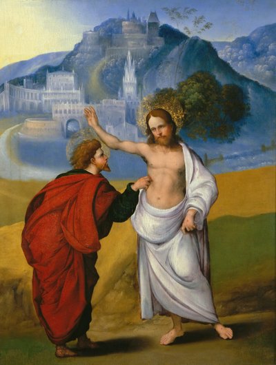 The Incredulity of Saint Thomas, ca. 1521 by Ludovico Mazzolino