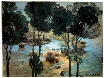 Landscape by Ludwig Dill