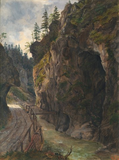Rock Gorge by Ludwig Halauska