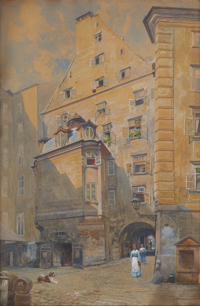 The Trinity Court in Vienna by Ludwig Hans Fischer