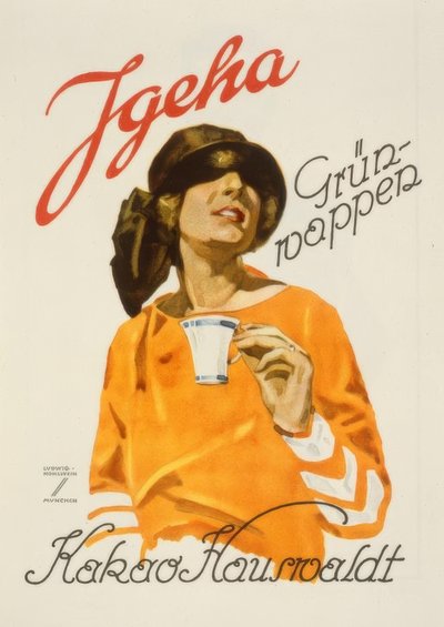 Igeha Green Emblem - Cocoa Hauswaldt by Ludwig Hohlwein