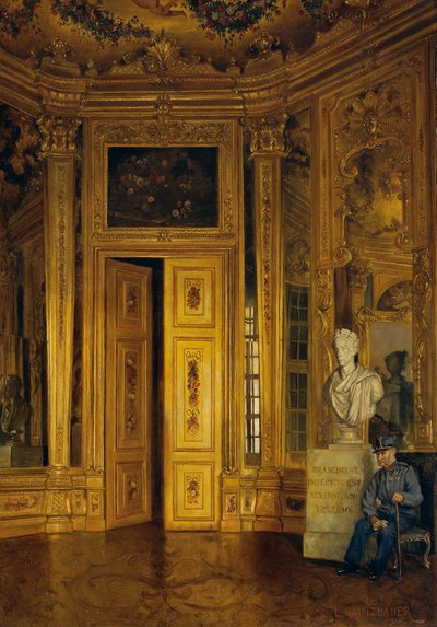The Gold Cabinet in the Upper Belvedere by Ludwig Kainzbauer