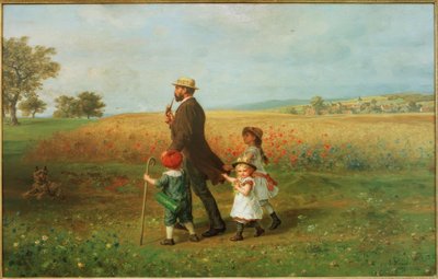 Sunday Walk by Ludwig Knaus