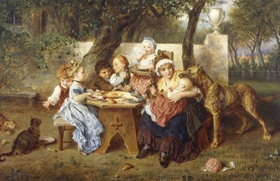 The Birthday Party by Ludwig Knaus