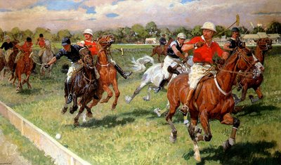 A Game of Polo by Ludwig Koch