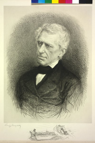 Franz Grillparzer by Ludwig Michalek