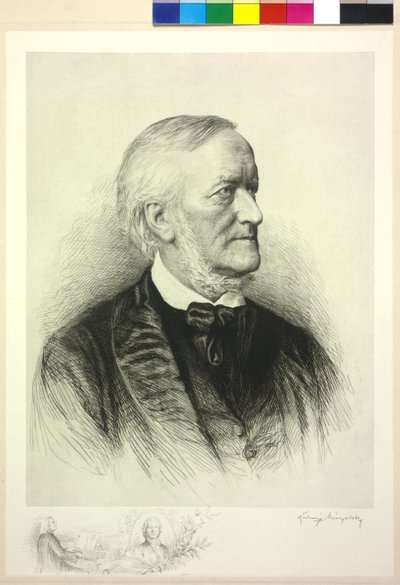 Richard Wagner by Ludwig Michalek