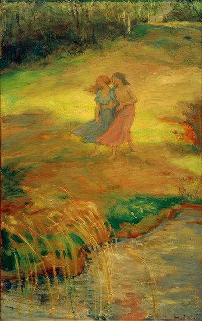 April Sun by Ludwig von Hofmann