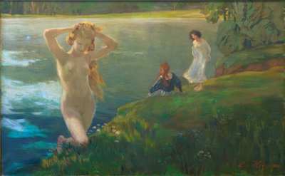 Bathing Girls by Ludwig von Hofmann