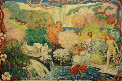Magic of Blossoms by Ludwig von Hofmann