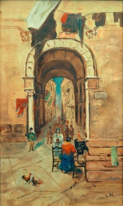 Naples – Occasional Piece by Ludwig von Hofmann