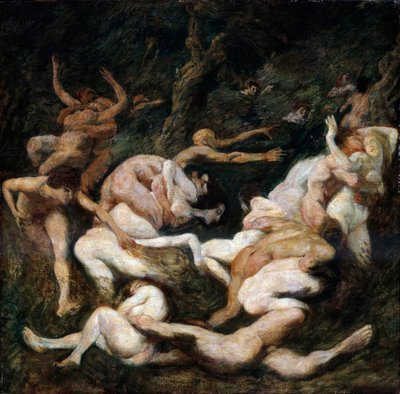 The Abduction of Women, 20th century by Ludwig von Hofmann