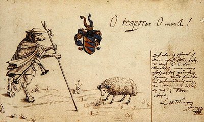 Page from a Sketch Book by Ludwig von Siegen