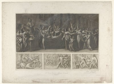 Four Scenes from the Trojan War by Luigi Ademollo
