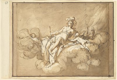 Juno Seated on the Clouds by Luigi Brenta