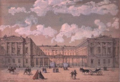 View of Versailles by Luigi Loir
