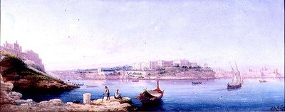 Valletta Harbour by Luigi Maria Galea