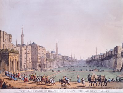 Cairo Main Square by Luigi Mayer