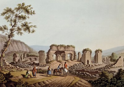 Remains of temple of Diana at Ephesus by Luigi Mayer