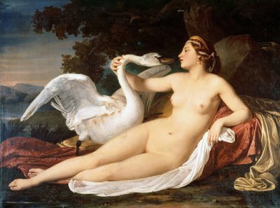 Leda and the Swan by Luigi Mussini