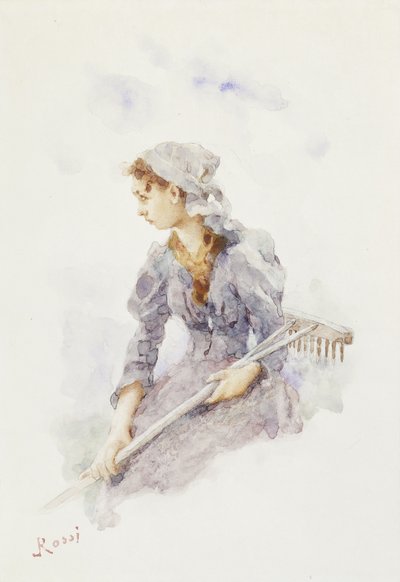 The Harvest Girl by Luigi Rossi