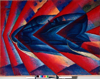 Dynamism of a Car by Luigi Russolo