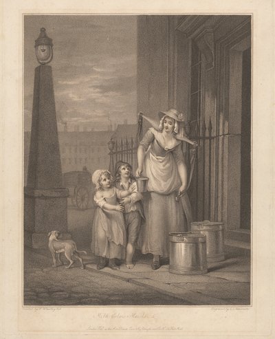 Milk Below Maids by Luigi Schiavonetti
